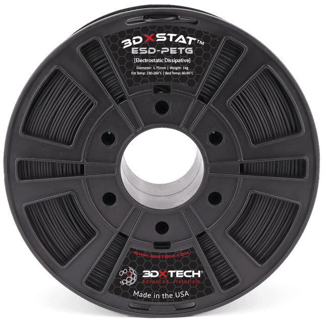 3DXTECH 3DXSTAT ESD-PETG packaging