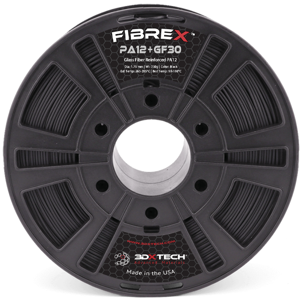 3DXTECH FIBREX NYLON 12+GF30 — supplier product image