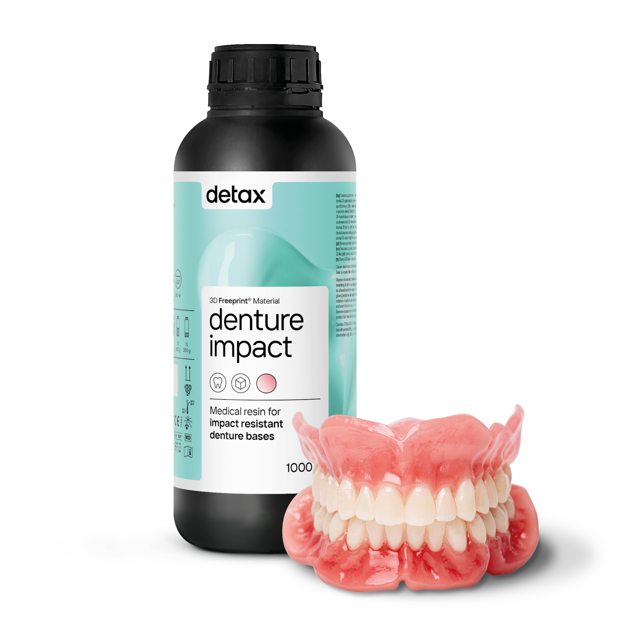 DETAX dx denture impact packaging