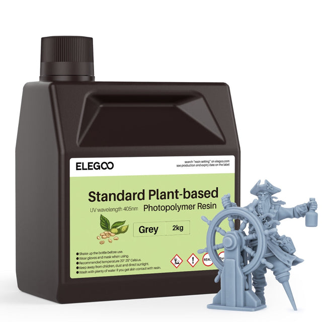 ELEGOO Standard Plant-Based Resin packaging