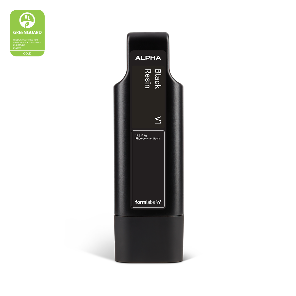 Formlabs Alpha Black Resin — supplier product image