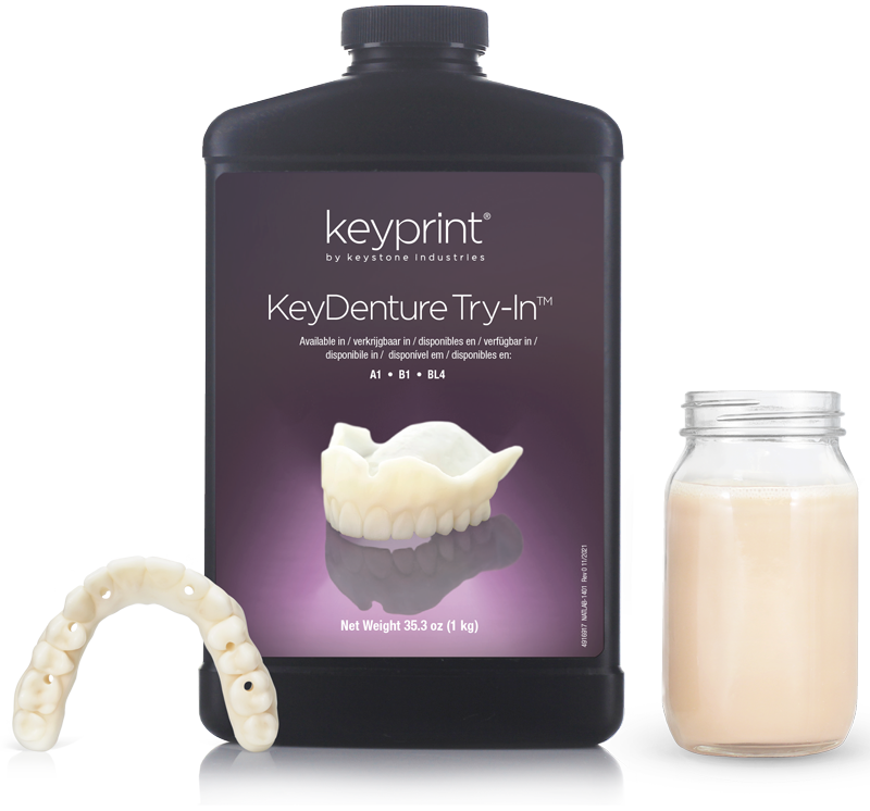 Keystone Industries KeyDenture Try-In — supplier product image