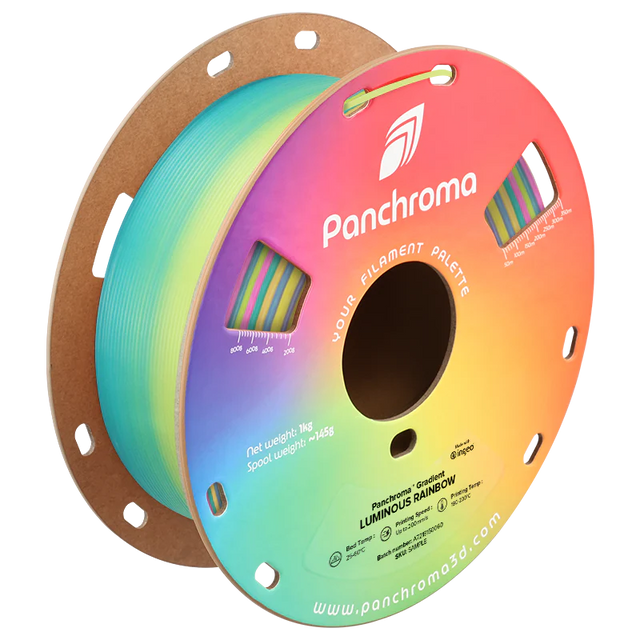 Polymaker Panchroma Gradient Luminous Rainbow PLA — supplier product image
