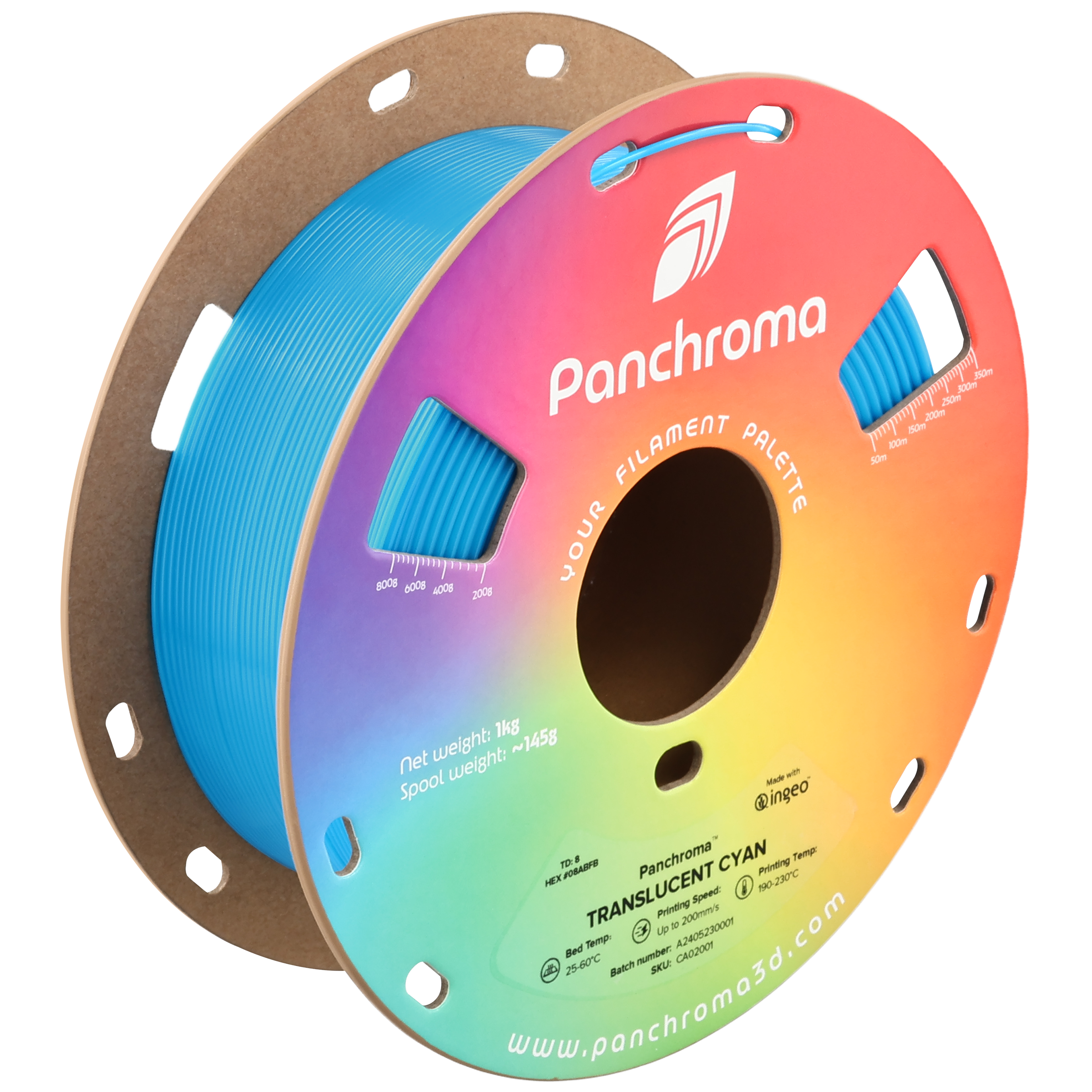 Polymaker Panchroma Translucent PLA — supplier product image