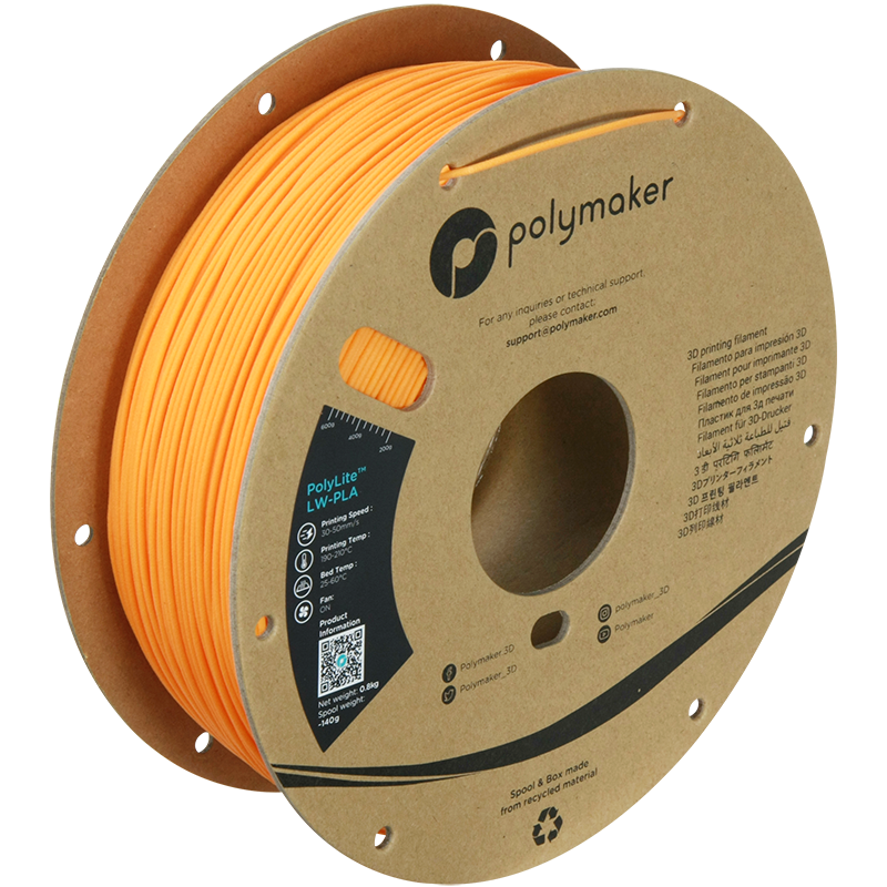 Polymaker PolyLite LW-PLA — supplier product image