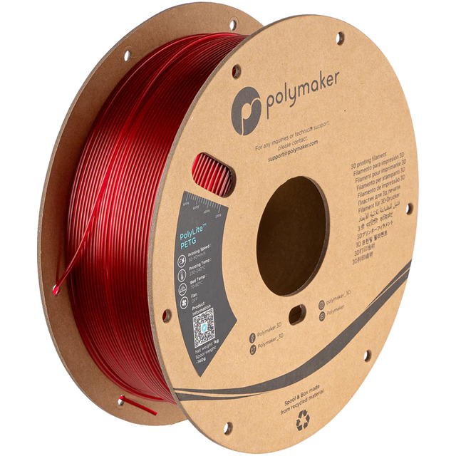 Polymaker PolyLite Translucent PETG — supplier product image