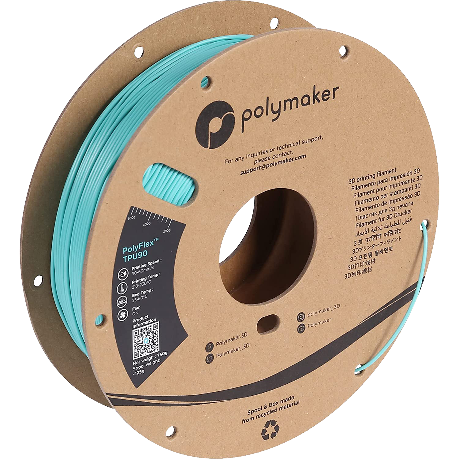 Polymaker PolyFlex TPU90 packaging