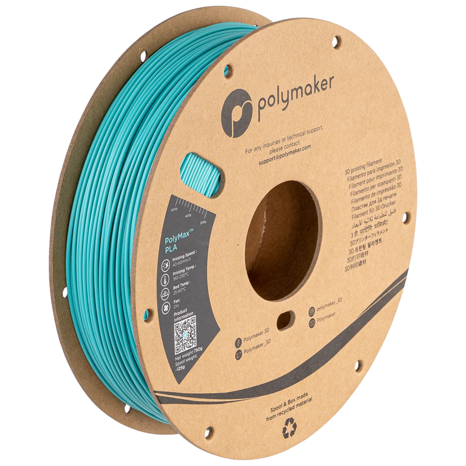 Polymaker PolyMax PLA — supplier product image