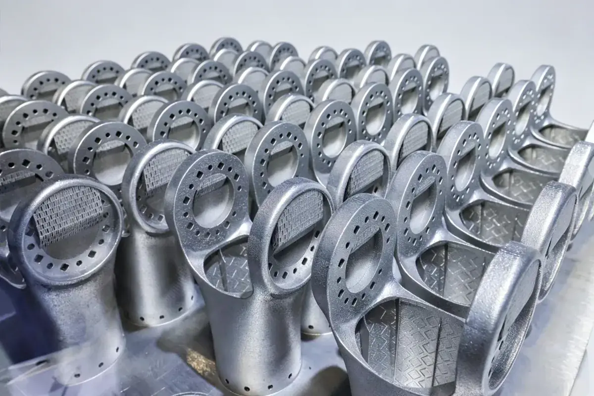 A full build of aluminum robotic upper-arm shells from BLT’s production case study.