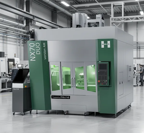 The Horkos NX70 hybrid manufacturing machine.