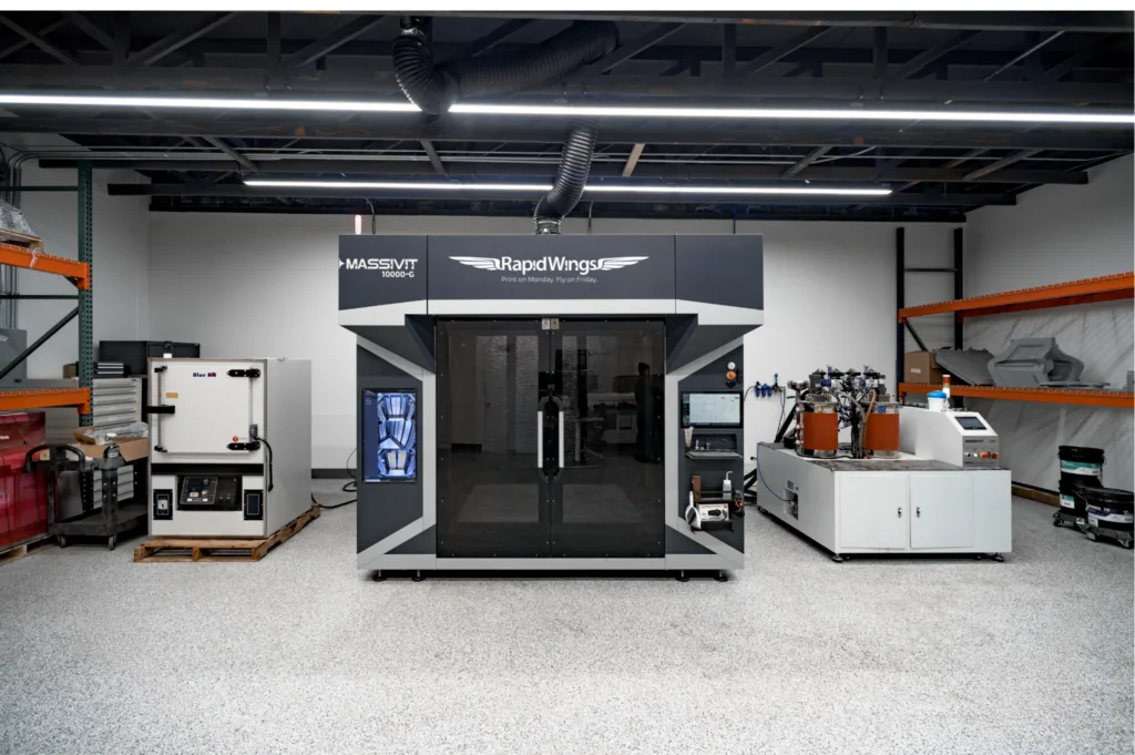 Massivit equipment at Artek in the North American RapidWings announcement.