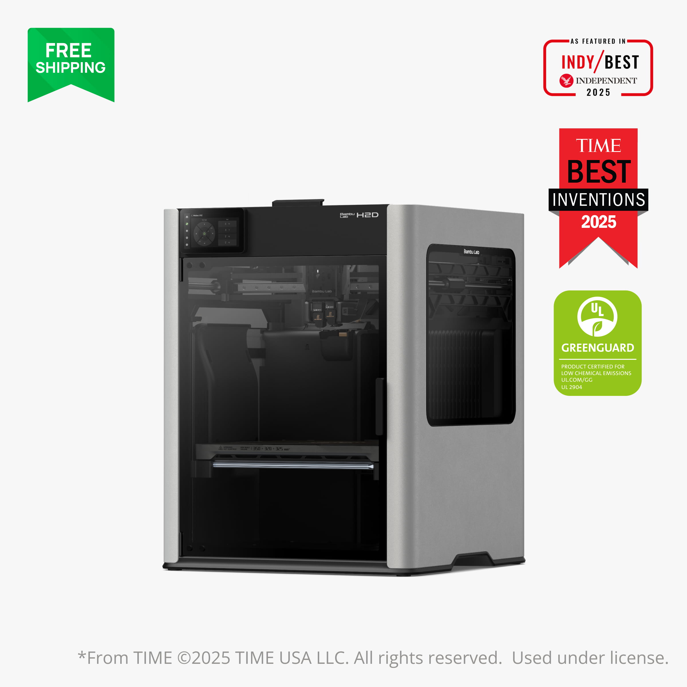 Bambu Lab H2D — official product image
