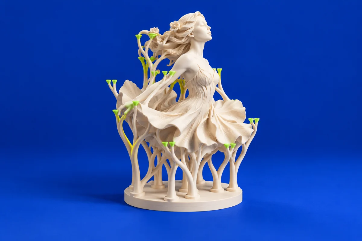 Original conceptual illustration of resin supports & slicing for Lychee